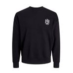 Jack & Jones Jjdirk Crew Neck Siyah Erkek Sweatshirt