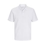 JACK & JONES JJEAUSTIN POLO SS NOOS Erkek Polo Tişört, White, XL