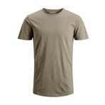 Jack & Jones JJebasher Tee O-Neck Ss Noos Crockery Fit Reg Erkek T-shirt