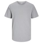 JACK & JONES JJEBASHER TEE O-NECK SS NOOS Erkek Tişört, Ultimate Grey, S