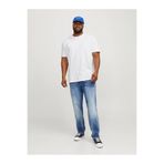 Jack & Jones JJEBRADLEY BEYAZ ERKEK BÜYÜK BEDEN T-SHİRT 12250623