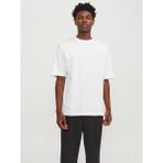 Jack & Jones JJEBRADLEY TEE SS O-NECK Beyaz Erkek Kısa Kol T-Shirt - M