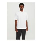 Jack & Jones JJEBRADLEY TEE SS O-NECK Beyaz Erkek Kısa Kol T-Shirt