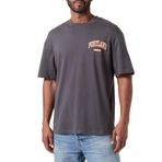Jack & Jones Jjebradley Varsity Back Tee SS On Styd Asfalt Erkek T-shirt