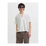 Jack & Jones Jjebreeze Lınen Blend Resort Shırt Beyaz Erkek Gömlek 12288594