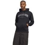 JACK & JONES JJECALEB VARSITY SWEAT HOOD NOOS Erkek Sweatshirt, Siyah, S