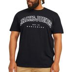 Jack & Jones Jjecaleb Varsity Tee Ss O-Neck Noo Pls Siyah Erkek T-Shirt