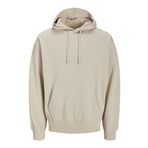 JACK & JONES JJECHARGE SWEAT HOOD NOOS Erkek Sweatshirt, Moonbeam, XXL