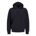JACK & JONES JJECHARGE SWEAT HOOD NOOS Erkek Sweatshirt, Siyah, XXL