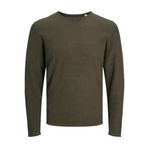 JACK & JONES JJECOOPER KNIT CREW NECK NOOS Erkek Kazak, Olive Night, S