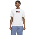 JACK & JONES JJECORP GRAPHIC TEE SS O-NECK NOOS Erkek Tişört, White, XL