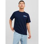 Jack & Jones Jjecorp Logo Tee Play Ss O-Neck Noos Erkek T-Shirt - XL - Navy
