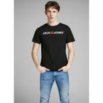 Jack & Jones JJECORP LOGO TEE SS CREW Siyah Erkek Kısa Kol T-Shirt - M