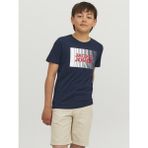 Jack & Jones JJECORP LOGO TEE SS O-NEC Lacivert Erkek Çocuk Kısa Kol T-Shirt - 16 Yaş