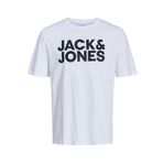Jack & Jones Jjecorp Logo Tee Ss O-Neck Noos White Erkek T-shirt