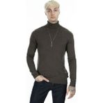 Jack & Jones Jjeemil Knit Roll Neck 12157417 Kahverengi Erkek Kazak