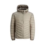 Jack & Jones Jjehero Puffer Hood Noos Erkek Bej Mont - 12211785