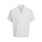 JACK & JONES JJEMATTEO RESORT SHIRT SS SN Erkek Gömlek, White, L