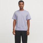 Jack & Jones JJEORGANIC BASIC TEE SS Lila Erkek Kısa Kol T-Shirt - M - Mor
