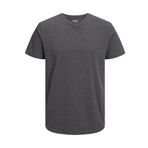 Jack & Jones Jjeorganic Yeşil Gri Mavi Pamuk Koyu Gri Melanj Regular Fit Yuvarlak Yaka Erkek T-shirt