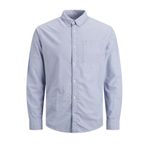 JACK & JONES JJEOXFORD SHIRT L/S S21 NOOS Erkek Gömlek, Kaşmir Blue/Kalıp: Dar Kesim, XXL