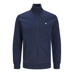 Jack & Jones Jjepaulos Sweat Zip Noos PLS Navy Blazer Erkek Sweatshirt