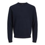 JACK & JONES JJEPERFECT WOOL KNIT CREW NECK SN Erkek Triko/Kazak Maritime Blue Detail:Melange XL XL