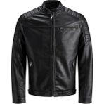 Jack & Jones Jjerocky Erkek Deri Mont - L - Black
