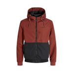 Jack & Jones Jjerush Hood Bomber Noos Kırmızı Erkek Mont 12200208