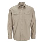 JACK & JONES JJESHERIDAN SHIRT L/S NOOS Erkek Gömlek, Crockery, L