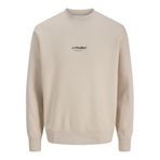 Jack & Jones Jjesoho Sweat Crew Neck Noos Sweatshirt, L, 12278791, Moonbeam, erkek