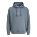 JACK & JONES JJESOHO SWEAT HOOD NOOS Erkek Sweatshirt Stormy Weather XL