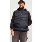 Jack Jones Jjesprınt Bodywarmer Collar Noos Pls Erkek Siyah Büyük Beden Yelek 12263997-02