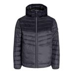 JACK & JONES JJESPRINT PUFFER HOOD NOOS Erkek Kapitone Ceket, Koyu Gri, XXL