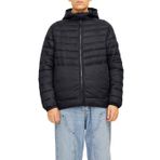 JACK & JONES JJESPRINT PUFFER HOOD NOOS Erkek Kapitone Ceket, Siyah, S