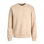Jack & Jones Jjestar Basic Sweat Crew Neck Crockery Erkek Sweatshirt