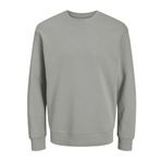 Jack & Jones Jjestar Basic Sweat Crew Neck Noos Ultimate Grey Erkek Sweatshirt