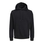 Jack & Jones Jjestar Black Basic Sweat Hood Noos Kapüşonlu Erkek Sweatshirt