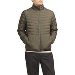JACK & JONES JJESTATE PACKABLE PUFFER COLLAR NOOS Erkek Mont Ceket, Koyu Kahve, XL