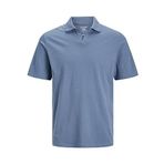 Jack & Jones Jjesummer Linen Polo SS LN Faded Denim Erkek T-shirt