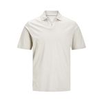 Jack & Jones Jjesummer Linen SS LN Crockery Polo Erkek T-shirt