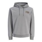 Jack & Jones JJGEPLAS Kapüşonlu Sweatshirt, L, 12279119, gri, erkek