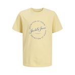 JACK & JONES Jjgrayson Tee Ss Crew Neck Jnr erkek tişörtü, Sunlight, 140