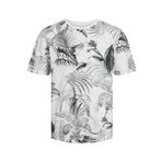 Jack & Jones Jjguru AOP Tee Ss O-Neck Cloud Dancer Erkek T-shirt