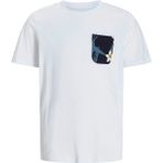 Jack & Jones Jjhawaıı Pocket Tee Beyaz Erkek Çocuk Kısa Kol T-Shirt - 14 Yaş