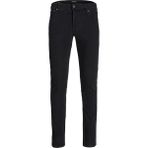 Jack & Jones Jjıglenn Sq 356 Slim Fit Jean Pantolon Erkek Siyah Desenli Yumuşak Kumaş - 28 / 30