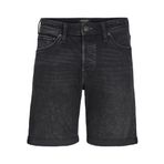 JACK & JONES JJIRICK JJIORIGINAL SHORTS AM 360 SN Erkek Şort, Black Denim, M