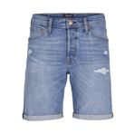 JACK & JONES JJIRICK JJIORIGINAL SHORTS AM 360 SN Erkek Şort, Blue Denim, S
