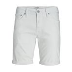 JACK & JONES, JJIRICK JJORIGINAL SHORTS AM 215, Şort, Erkek, Beyaz Denim, M