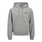Jack & Jones JJMAKOTO Sweat Hood Erkek Kapüşonlu Sweatshirt - Konforlu ve Modern gri